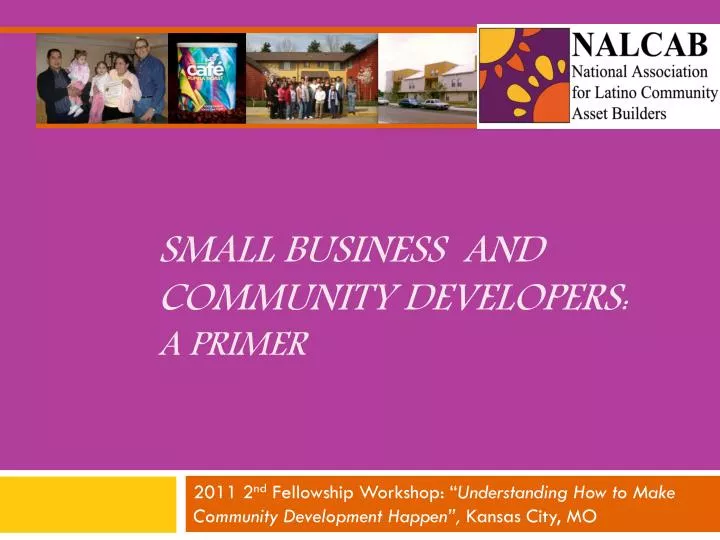 small business and community developers a primer