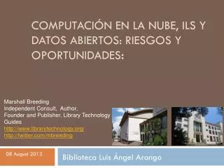 computaci n en la nube ils y datos abiertos riesgos y oportunidades