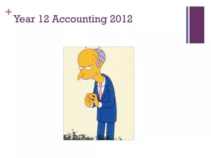 year 12 accounting 2012