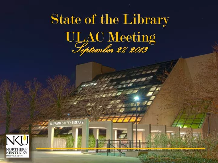 state of the library ulac meeting