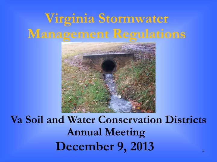 virginia stormwater management regulations