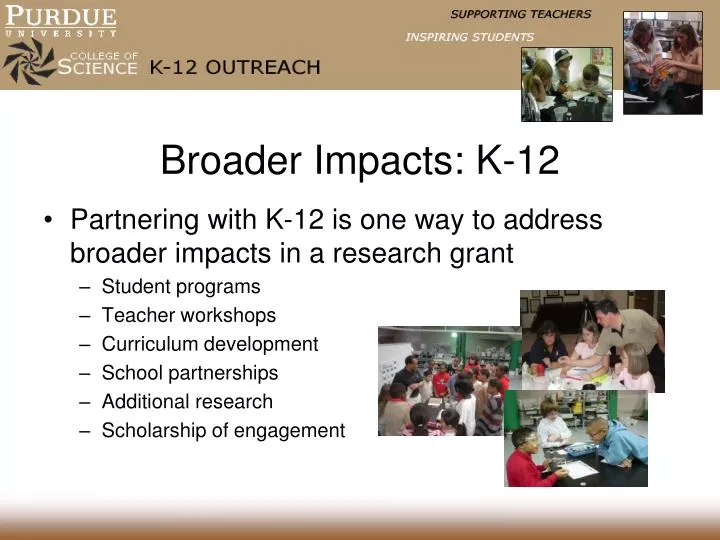broader impacts k 12