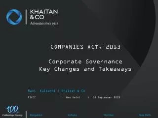 Ravi Kulkarni | Khaitan &amp; Co