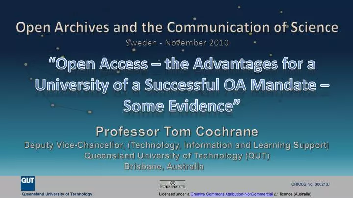 open access the advantages for a university of a successful oa mandate some evidence