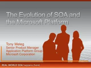 The Evolution of SOA and the Microsoft Platform