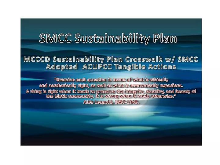 smcc sustainability plan