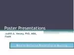 Poster Presentations