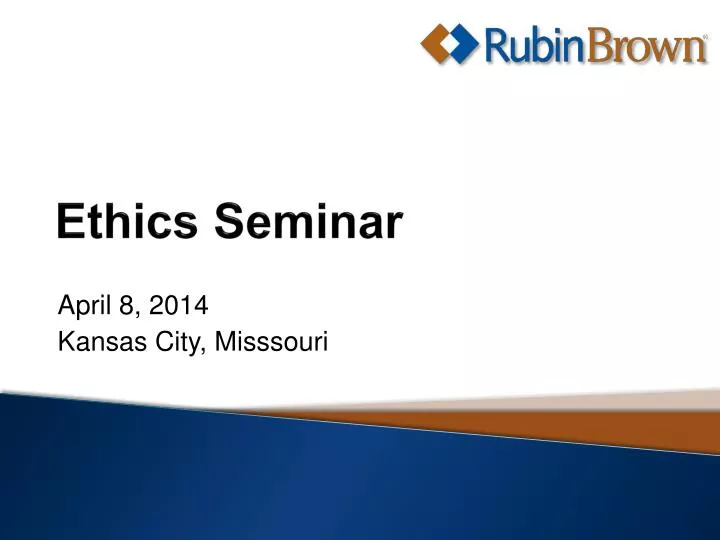 ethics seminar
