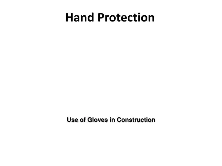 hand protection