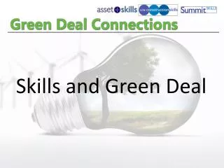 Skills and Green Deal