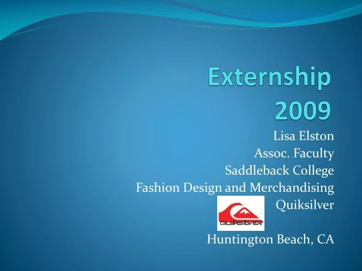 externship 2009