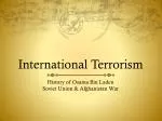 International Terrorism - slide 1