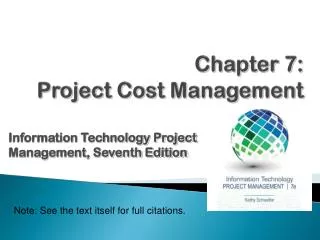 chapter 7 project cost management