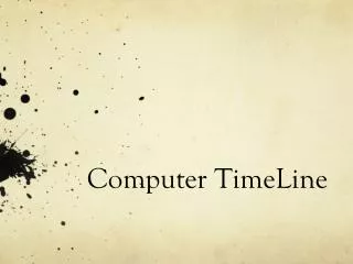 Computer TimeLine