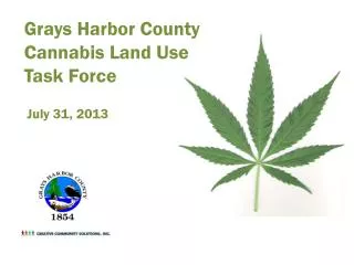 Grays Harbor County Cannabis Land Use Task Force