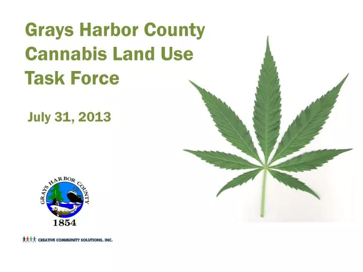 grays harbor county cannabis land use task force