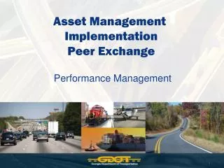 Asset Management Implementation Peer Exchange