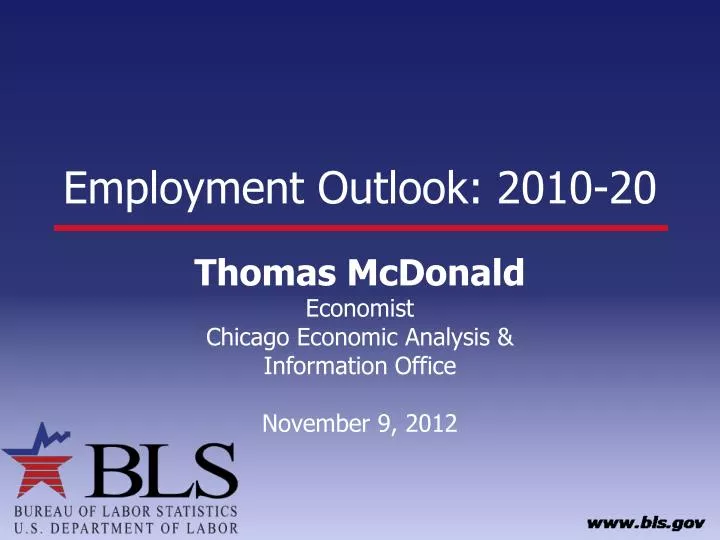 employment outlook 2010 20