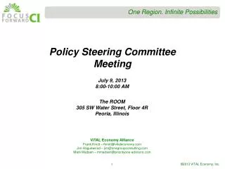 Policy Steering Committee Meeting
