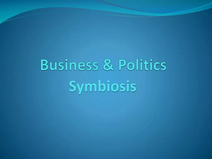 business politics