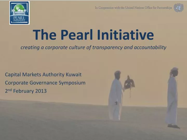 the p earl initiative creating a corporate culture of transparency and accountability