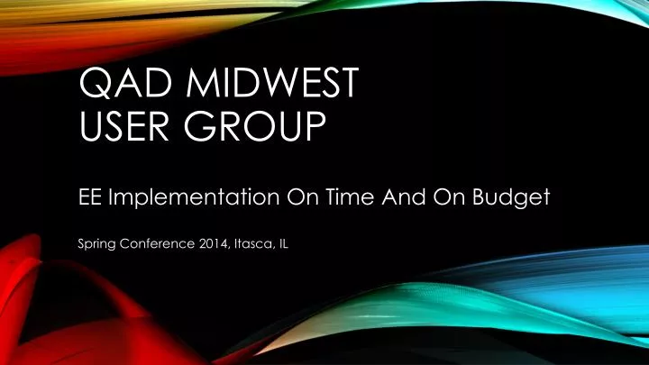 qad midwest user group