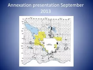 Annexation presentation September 2013