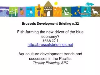 AquaCULTURE DEVELOPMENT TRENDS AND SUCCESSES in the pacific