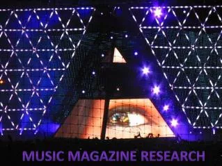 Music magazine research