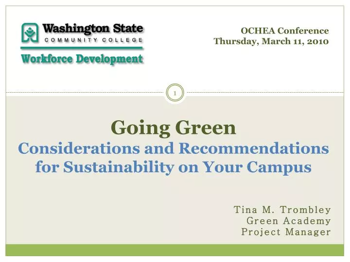 going green considerations and recommendations for sustainability on your campus