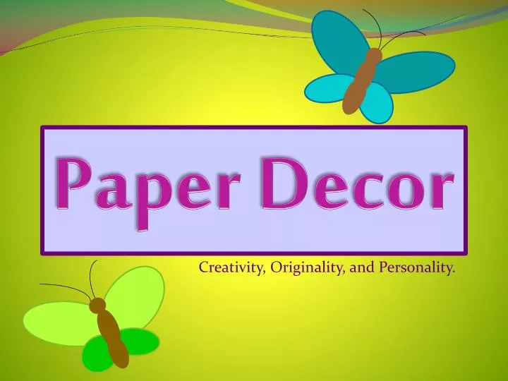 paper decor