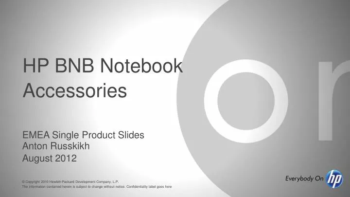 hp bnb notebook accessories