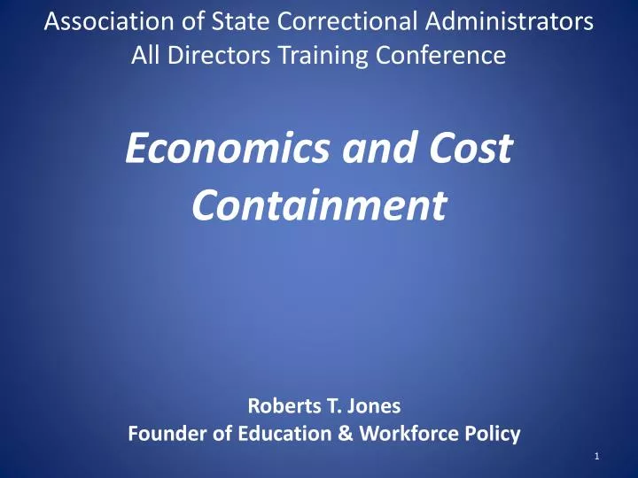 economics and cost containment