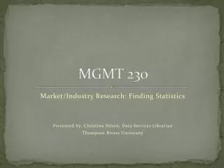 MGMT 230