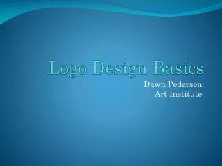 Logo Design Basics