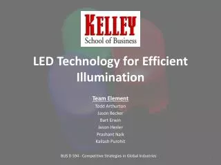LED Technology for Efficient Illumination