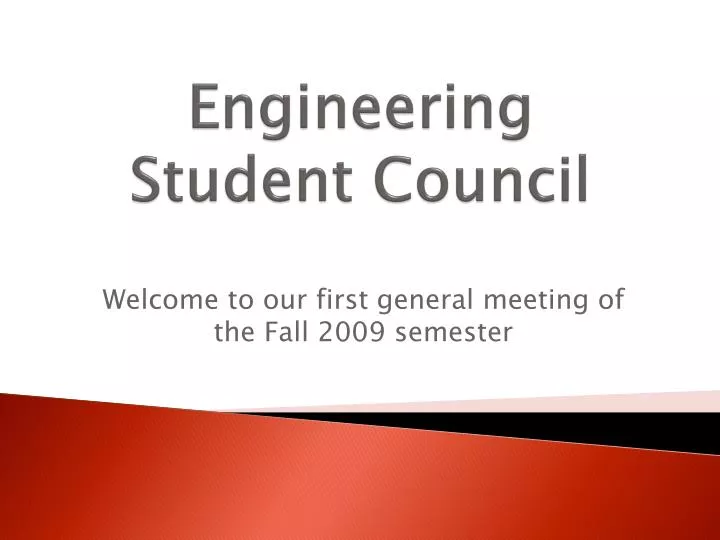 engineering student council