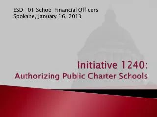 Initiative 1240: Authorizing Public Charter Schools