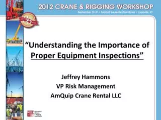 “Understanding the Importance of Proper Equipment Inspections”
