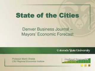 State of the Cities