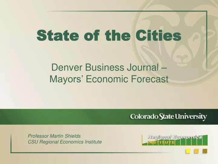 state of the cities