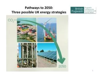 Pathways to 2050: Three possible UK energy strategies