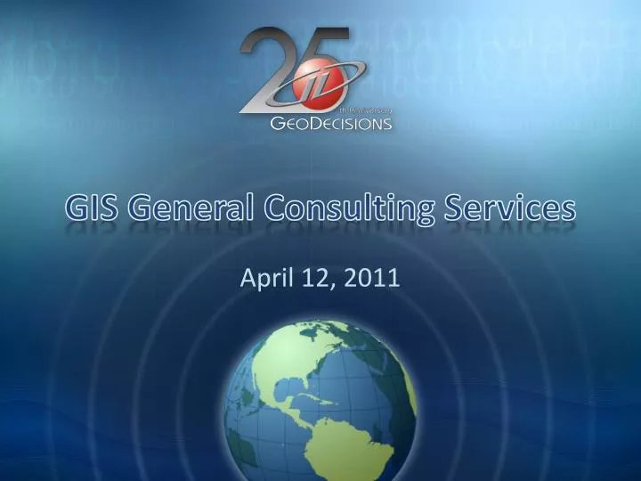 gis general consulting services