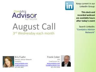 August Call