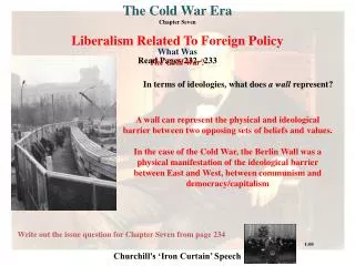 Liberalism Related To Foreign Policy