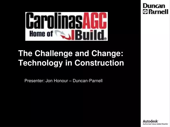 the challenge and change technology in construction