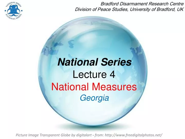 national series lecture 4 national measures georgia