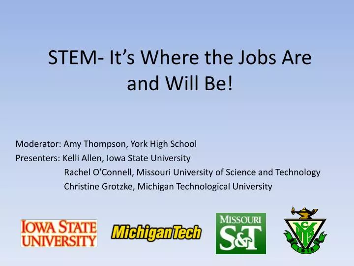 stem it s where the jobs are and will be