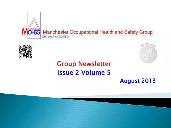group newsletter issue 2 volume 5 august 2013