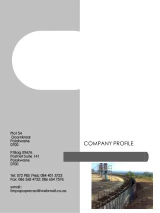 COMPANY PROFILE